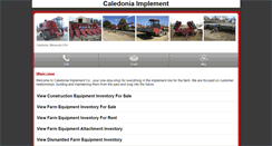 Desktop Screenshot of m.caledoniaimplement.com