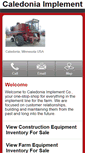 Mobile Screenshot of m.caledoniaimplement.com